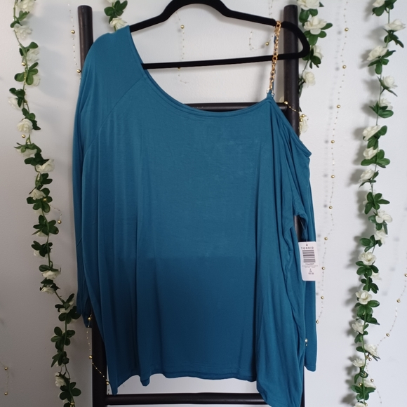 NWT Torrid Off-shoulder Top sz 2x - Picture 1 of 13
